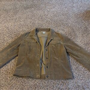 Women's Tan Corduroy Jacket